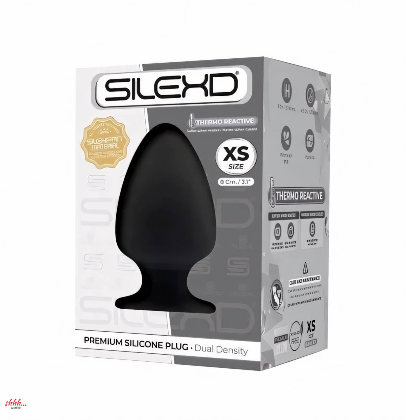 Анальный Плаг Черный Model 1 От Silexd (XS: 8*3,1 См.)