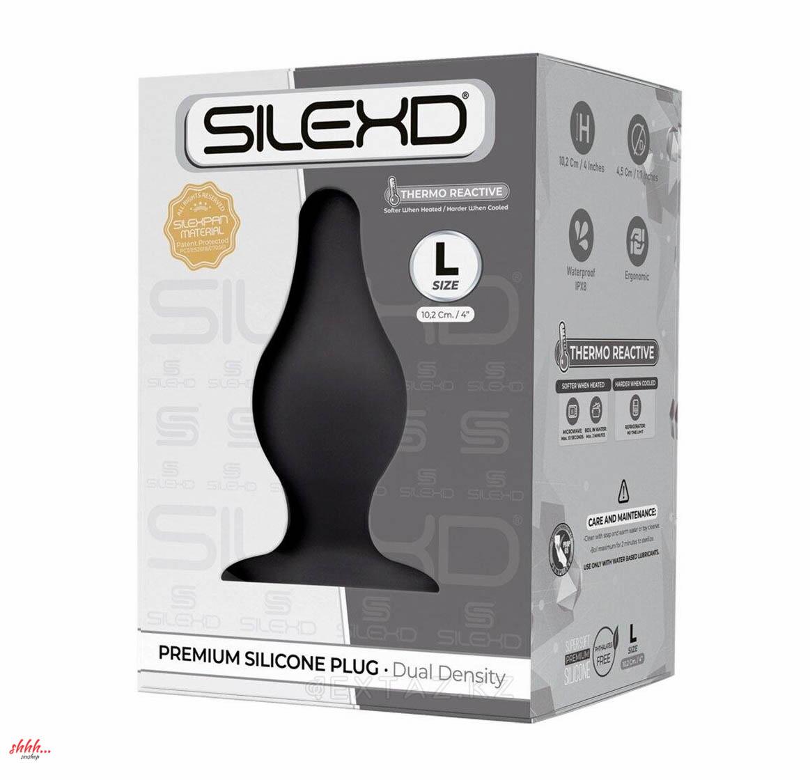 Анальный Плаг Черный Model 2 От Silexd (L: 10,2*4,5 См.)