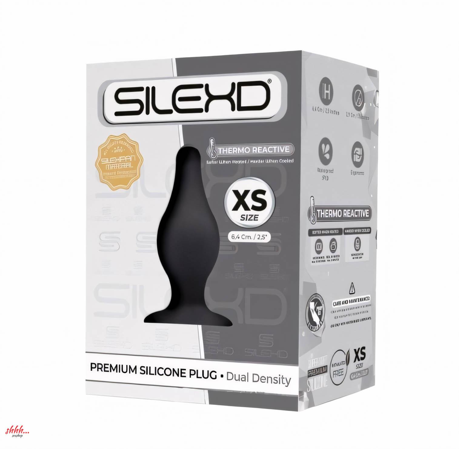 Анальный Плаг Черный Model 2 От Silexd (XS: 6,4*2,5 См.)