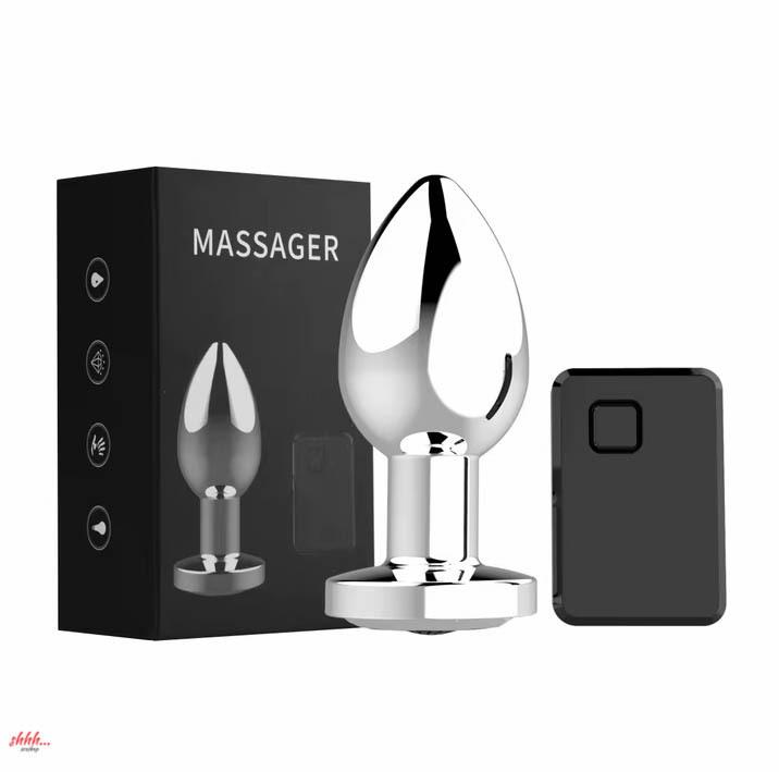 Massager анальный плаг металлический