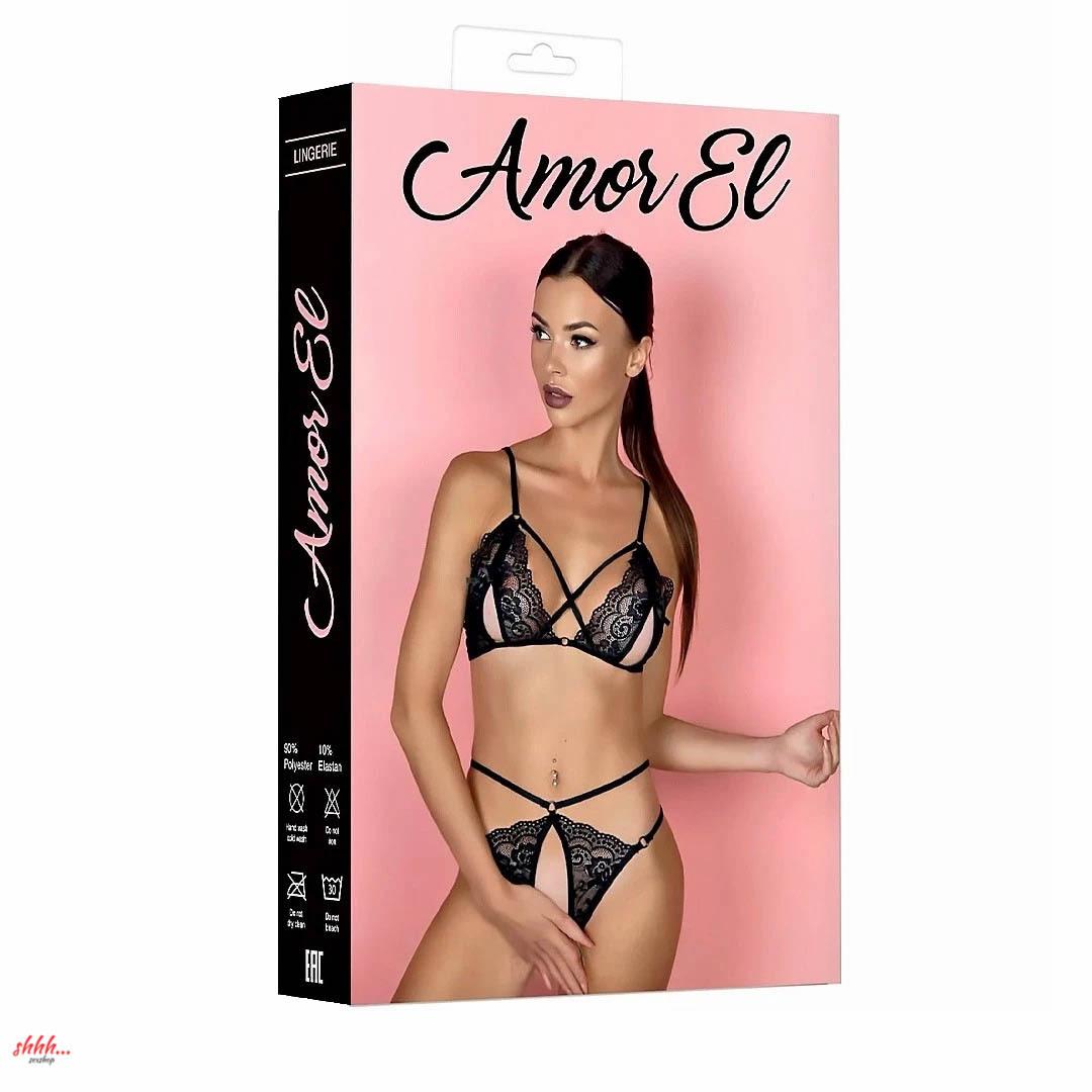 Комплект эротического белья Malda черный S/M от Amor El
