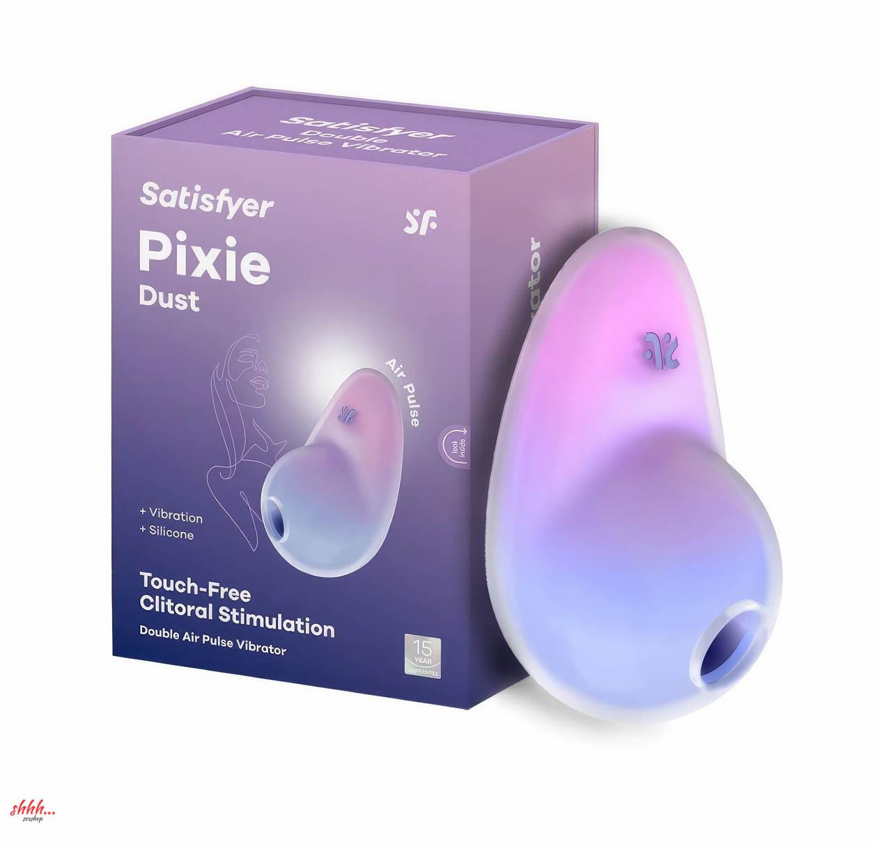 Клиторальный Стимулятор Satisfyer Pixie Dust (воздушная Стимуляция + Вибрация) Розово-Голубой