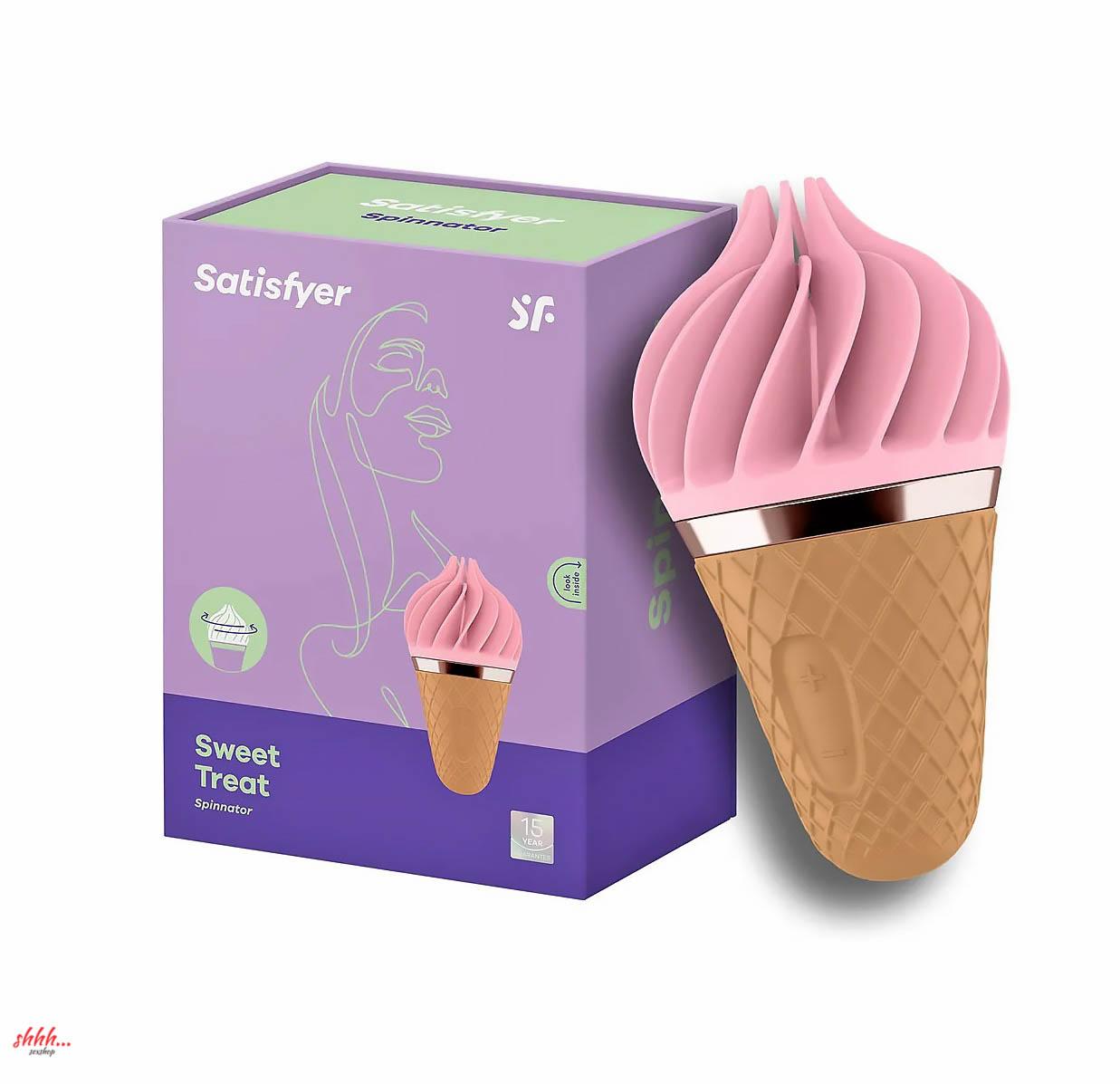 Клиторальный стимулятор Satisfyer Spinnator Sweet Treat (розовый)