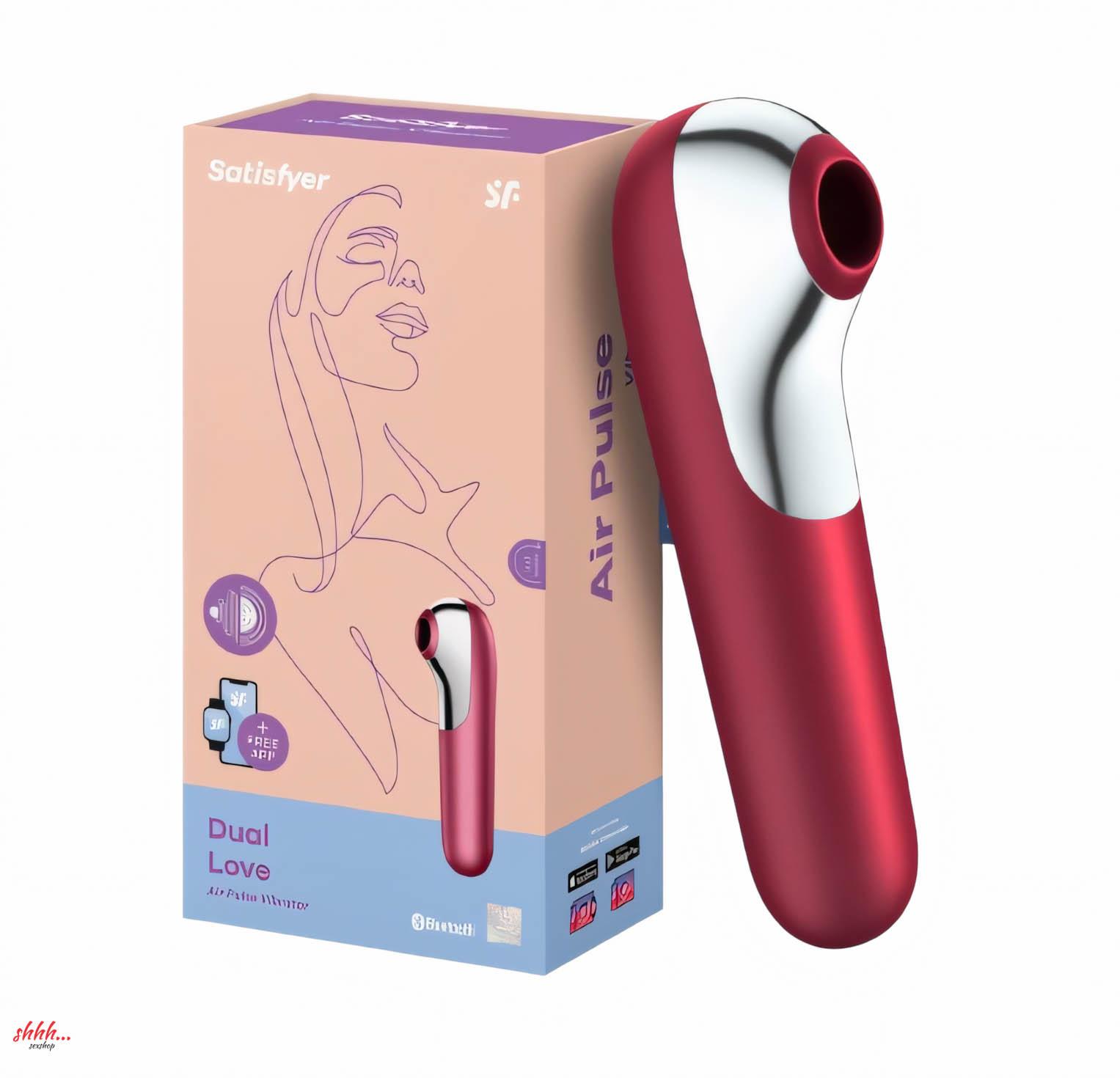 Вакуумно-волновой стимулятор клитора Satisfyer Dual Love pink