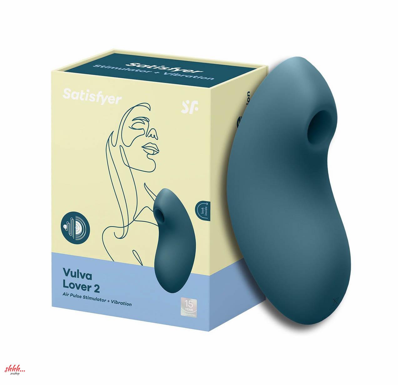 Вакуумный Стимулятор Клитора Satisfyer Vulva Lover 2 Синий