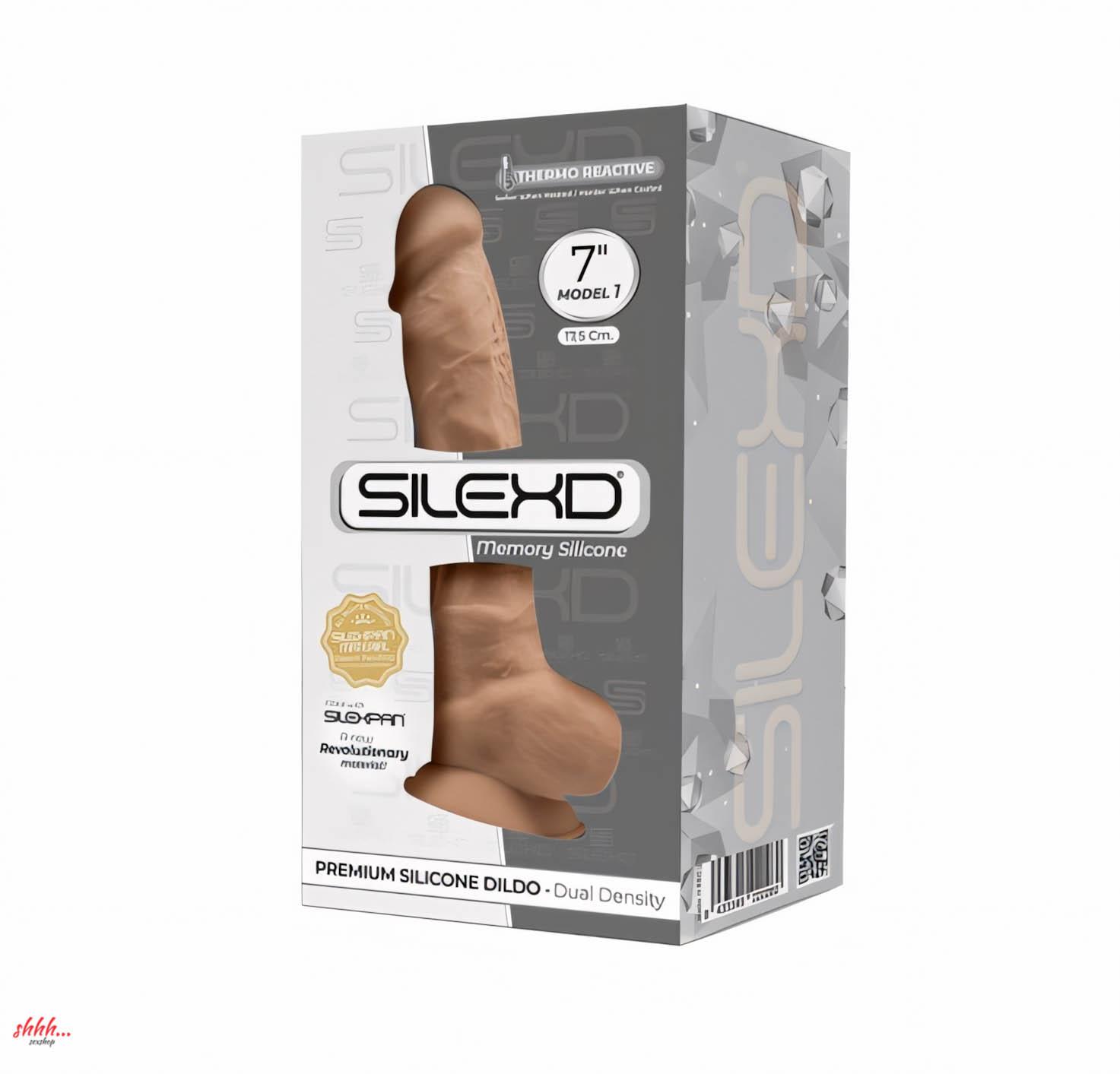 Фаллоимитатор С Двойной Плотностью Model 1 От Silexd Светло-Бежевый (17,6*3,5 См.)
