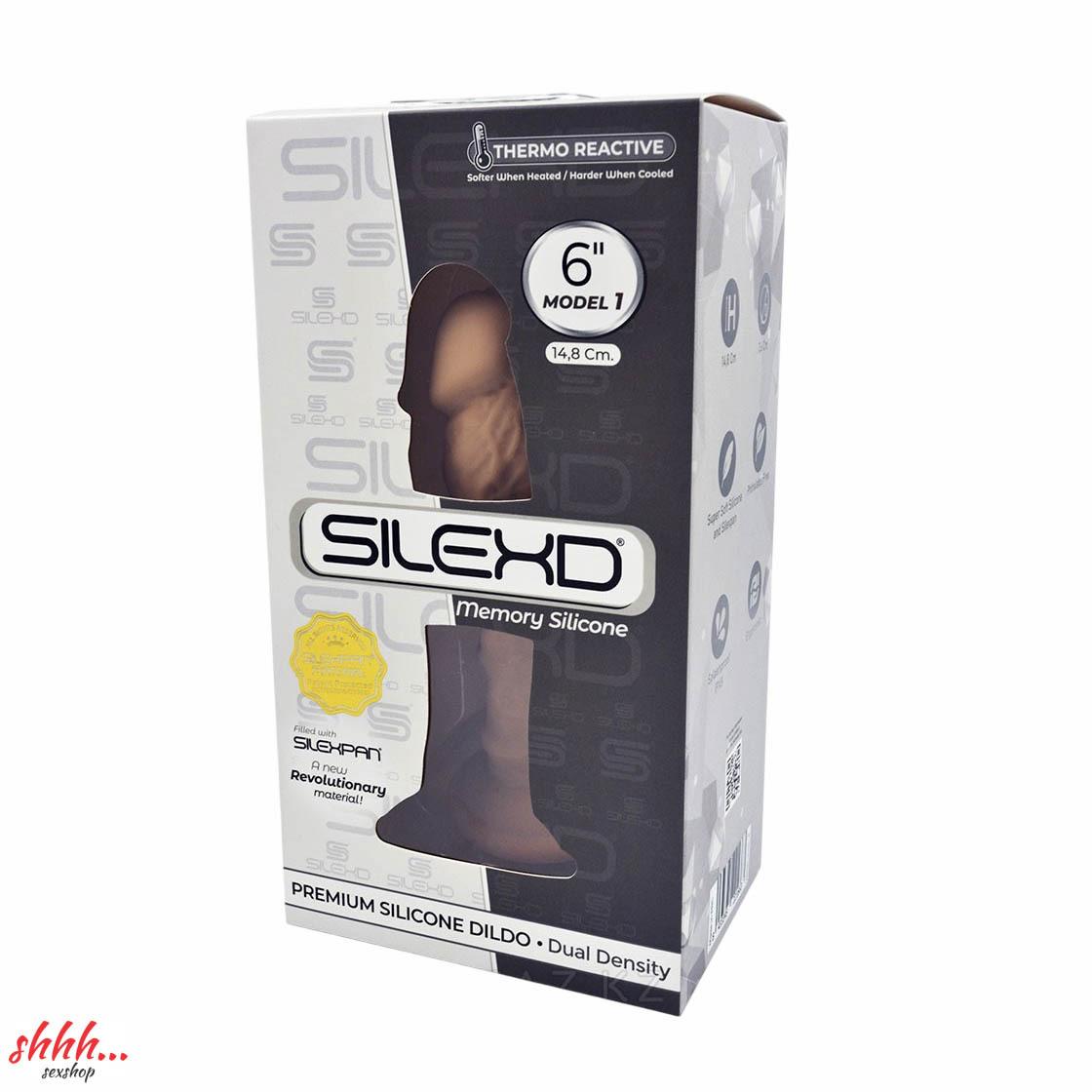 Реалистичный фаллоимитатор Model 1 SILEXD (14,8 см) коричневый