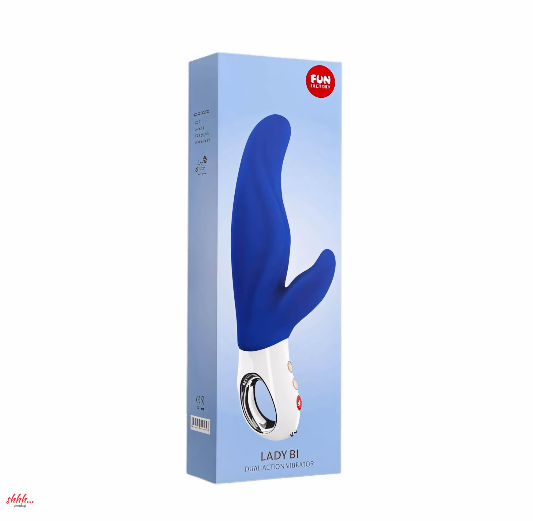 Двойной Вибратор Lady Bi Ультрамарин От Fun Factory