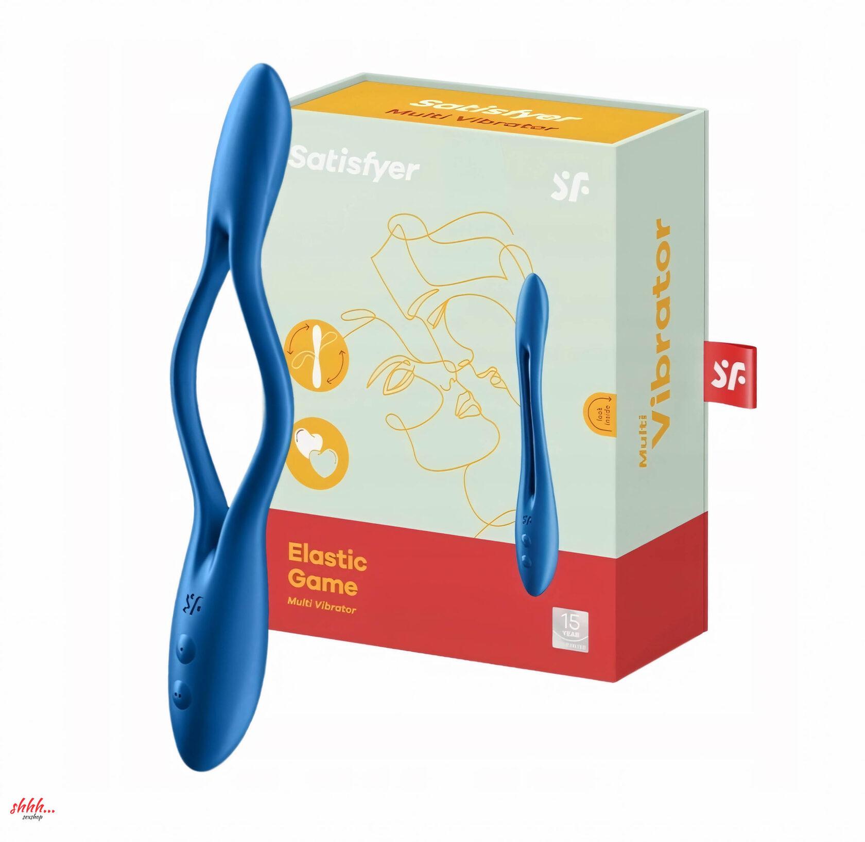 Мульти Вибратор Satisfyer Elastic Game Синий