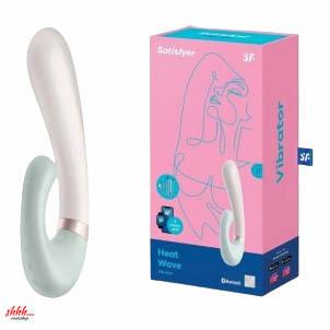 Смарт Вибратор Кролик С Подогревом Satisfyer Heat Wave Connect App Черный