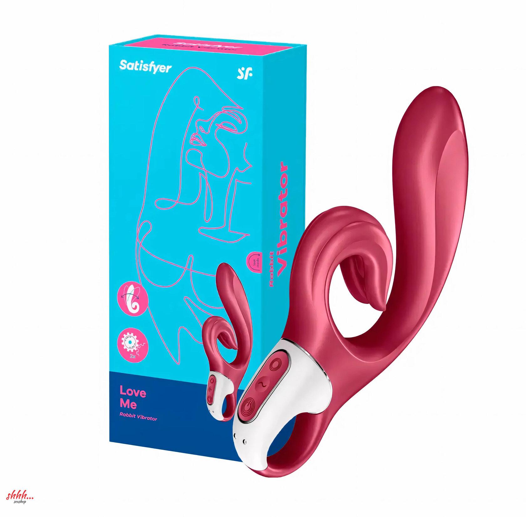 Вибратор-Кролик Satisfyer Love Me Бордовый