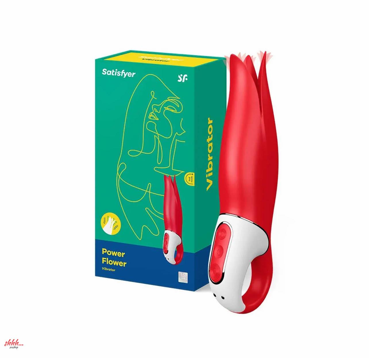 Вибромассажер Satisfyer Vibes Power Flower, 18,5 см