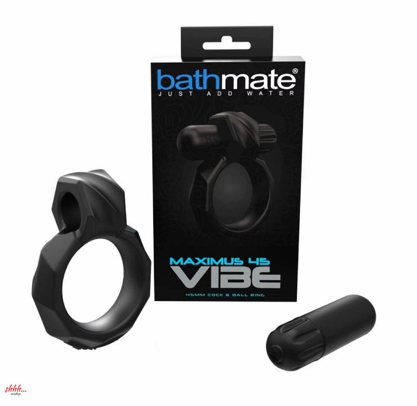 Эрекционное кольцо с вибрацией Bathmate Maximus Vibe Rings (45 мм.)