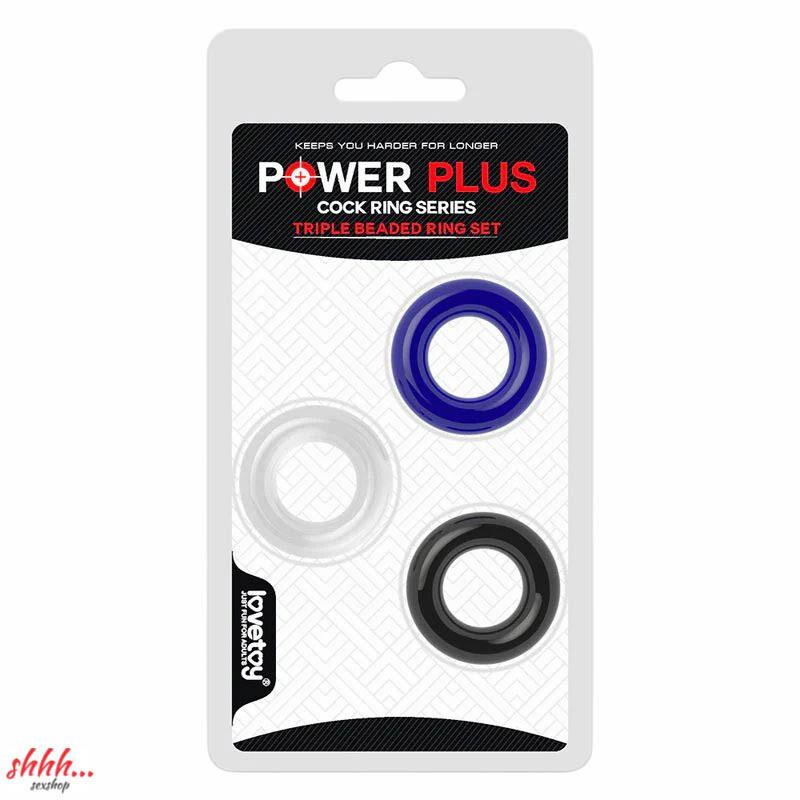 Набор эрекционных колец Power Plus Snug Ring 3 шт.