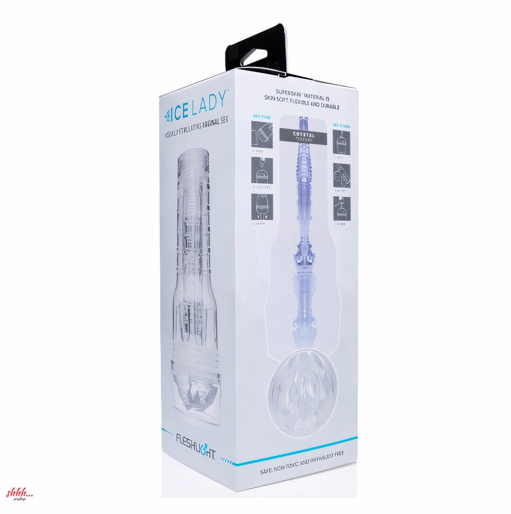 Мастурбатор Fleshlight Crystal Ice Вагина (прозрачный)