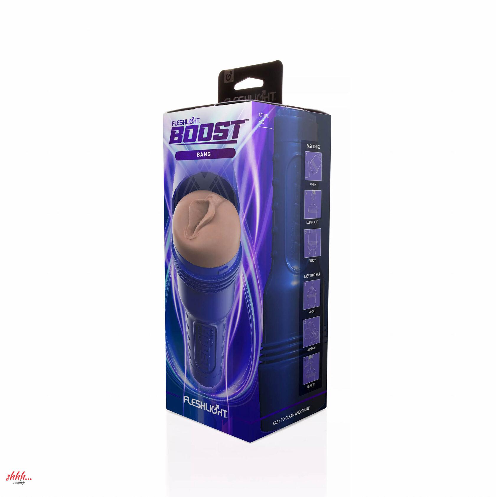 Мастурбатор Реалистичный Fleshlight Boost Bang Бежевый (вагина)