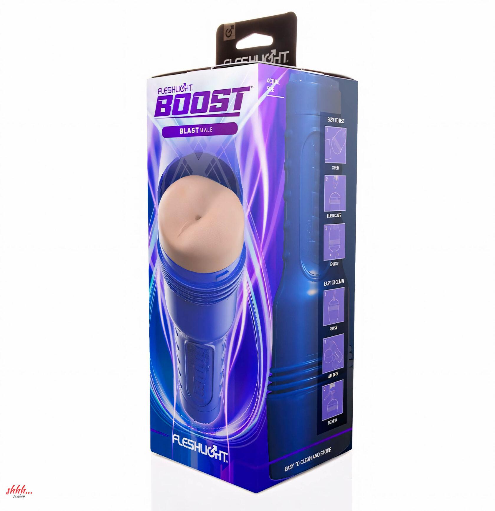 Мастурбатор Реалистичный Fleshlight Boost Blast Female Бежевый (анус)
