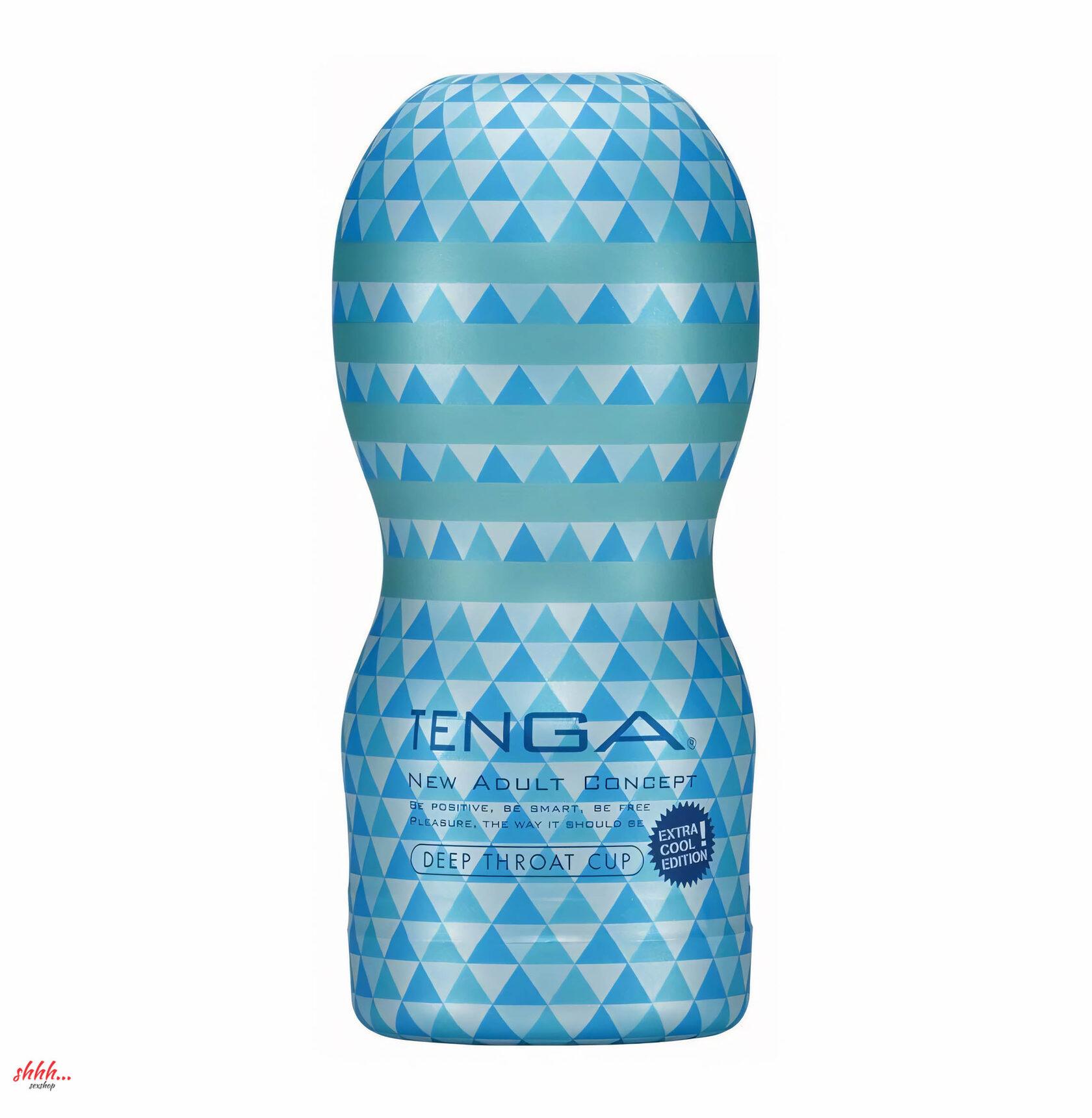Tenga Vacuum Cup - Extra Cool Edition - Мастурбатор с экстра-охлаждением, 15.5х6.9 см Голубой