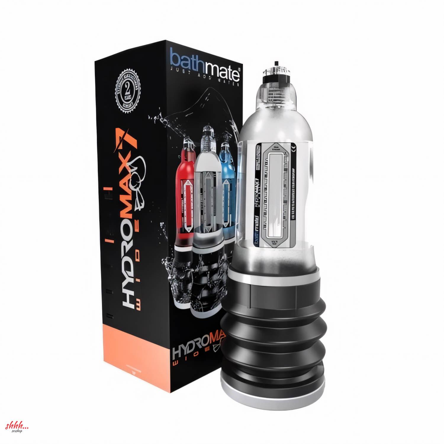 Гидропомпа BATHMATE - HYDROMAX-7 Wide Boy (Прозрачная)