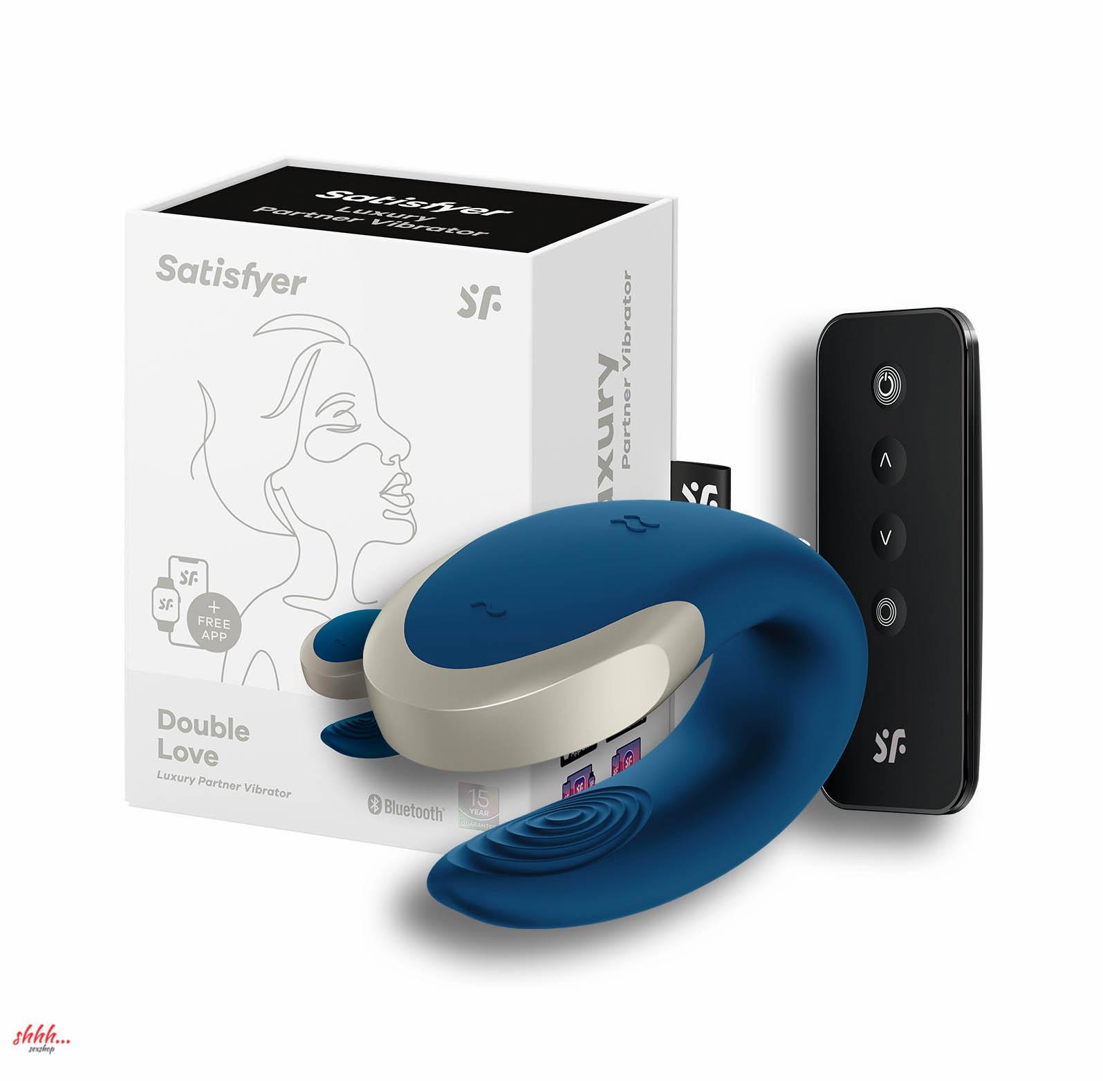 Смарт Вибратор Для Пар Satisfyer Double Love Blue