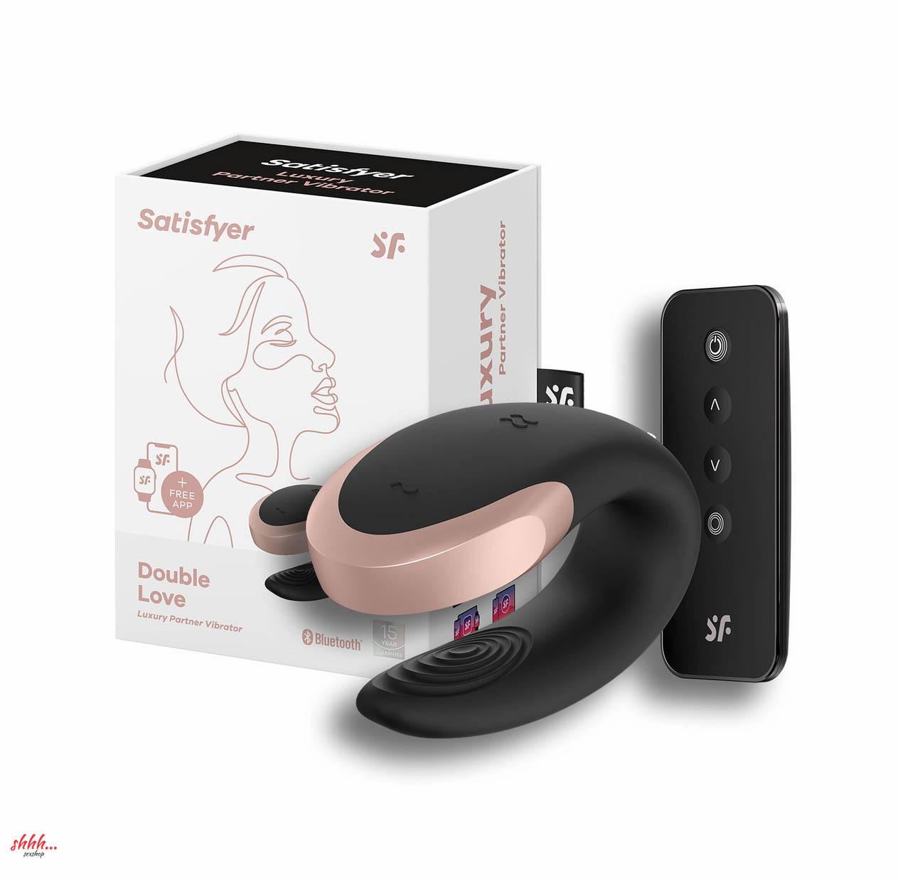 Смарт Вибратор Для Пар Satisfyer Double Love Черный