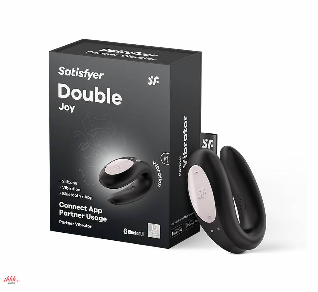 Вибратор Для Пар Satisfyer Partner Double Joy (черный)
