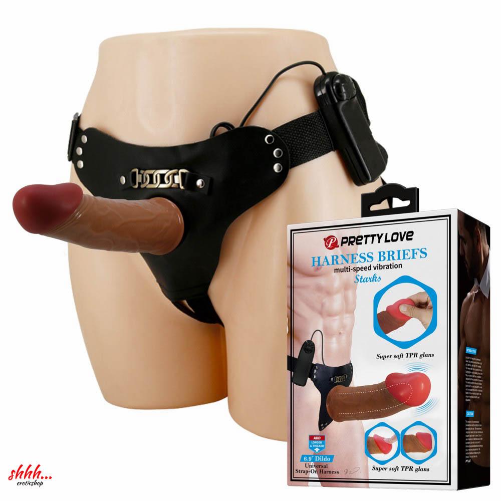 Насадка-страпон Harnes Briefs PRETTY LOVE