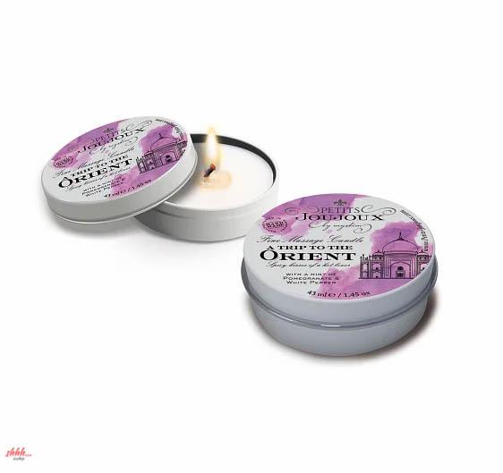 PETITS JOUJOUX Массажная свеча ORIENT гранат и перец 33 гр.