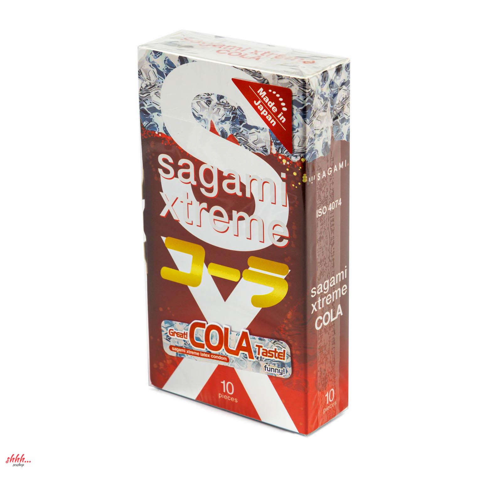 Презервативы Sagami Xtreme Cola 10 Шт. (латексные Со Вкусом Колы)