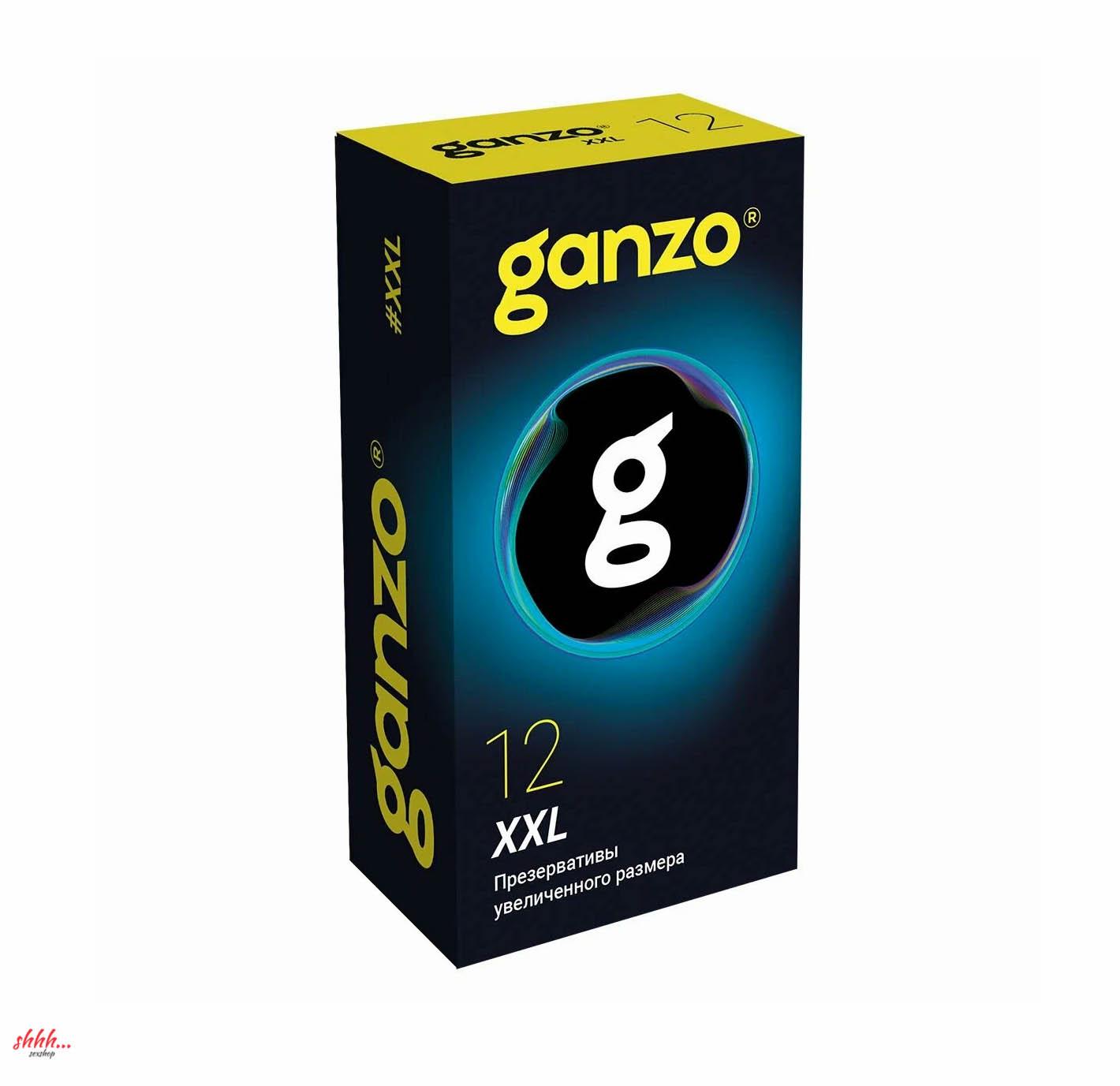 Презервативы Увеличенного Размера Ganzo Xxl (Black Edition) 12шт.