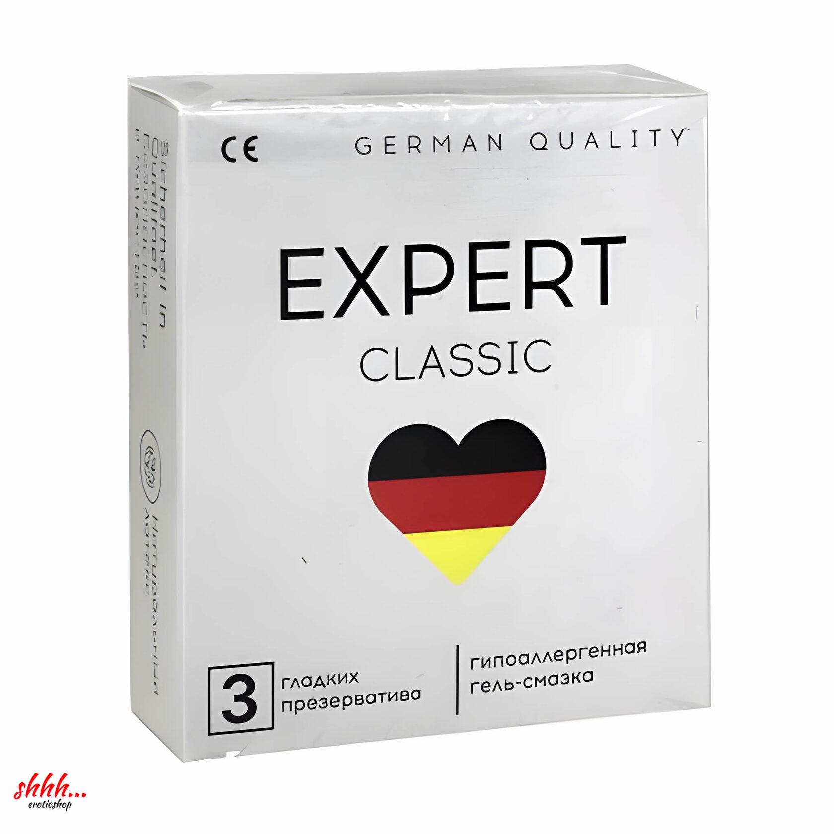 Презервативы EXPERT CLASSIC № 3 (классические), 3 шт.