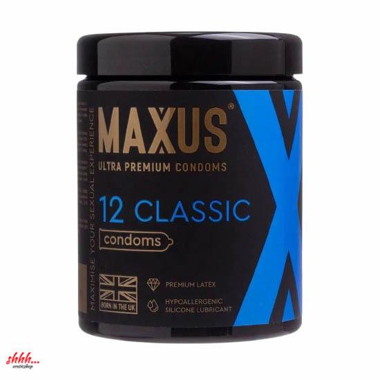 Презервативы гладкие, классические X-Edition MAXUS Classic 12 шт.