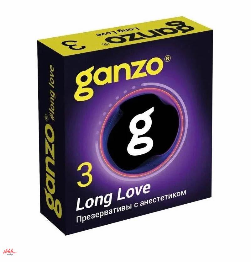 Презервативы С Пролонгирующим Эффектом Ganzo Long Love (Black Edition) 3шт.