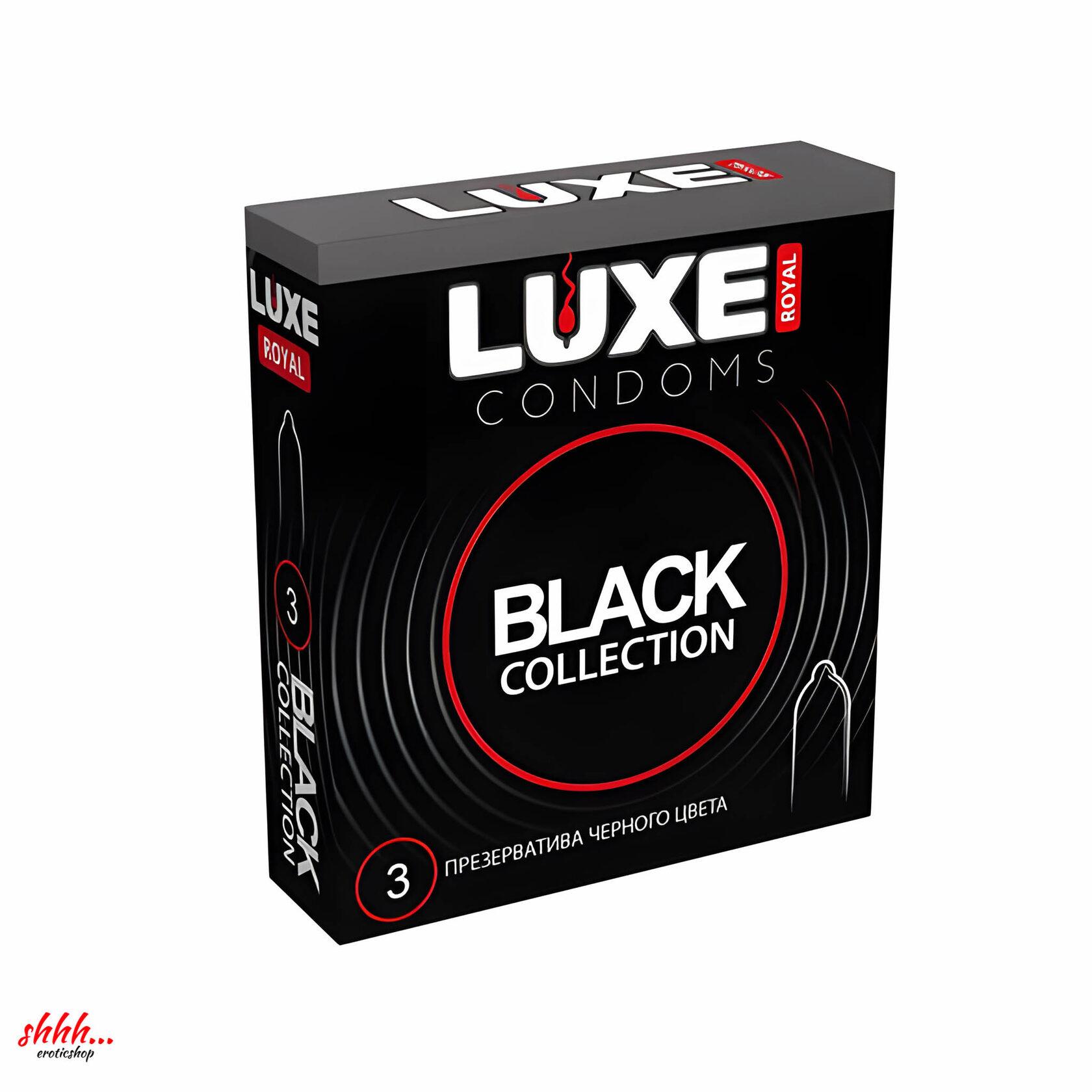 Презервативы LUXE ROYAL BLACK COLLECTION (3 шт.)