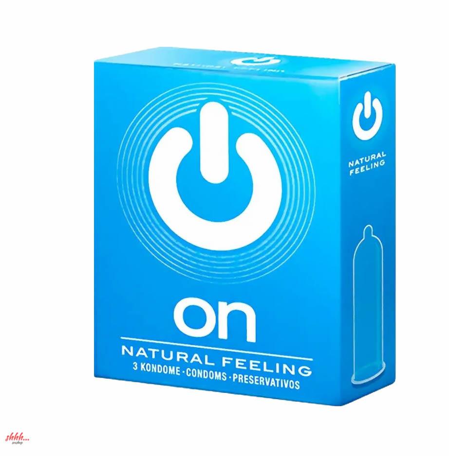 Презервативы On № 3 Natural Feeling - Классические (ширина 54 Мм)