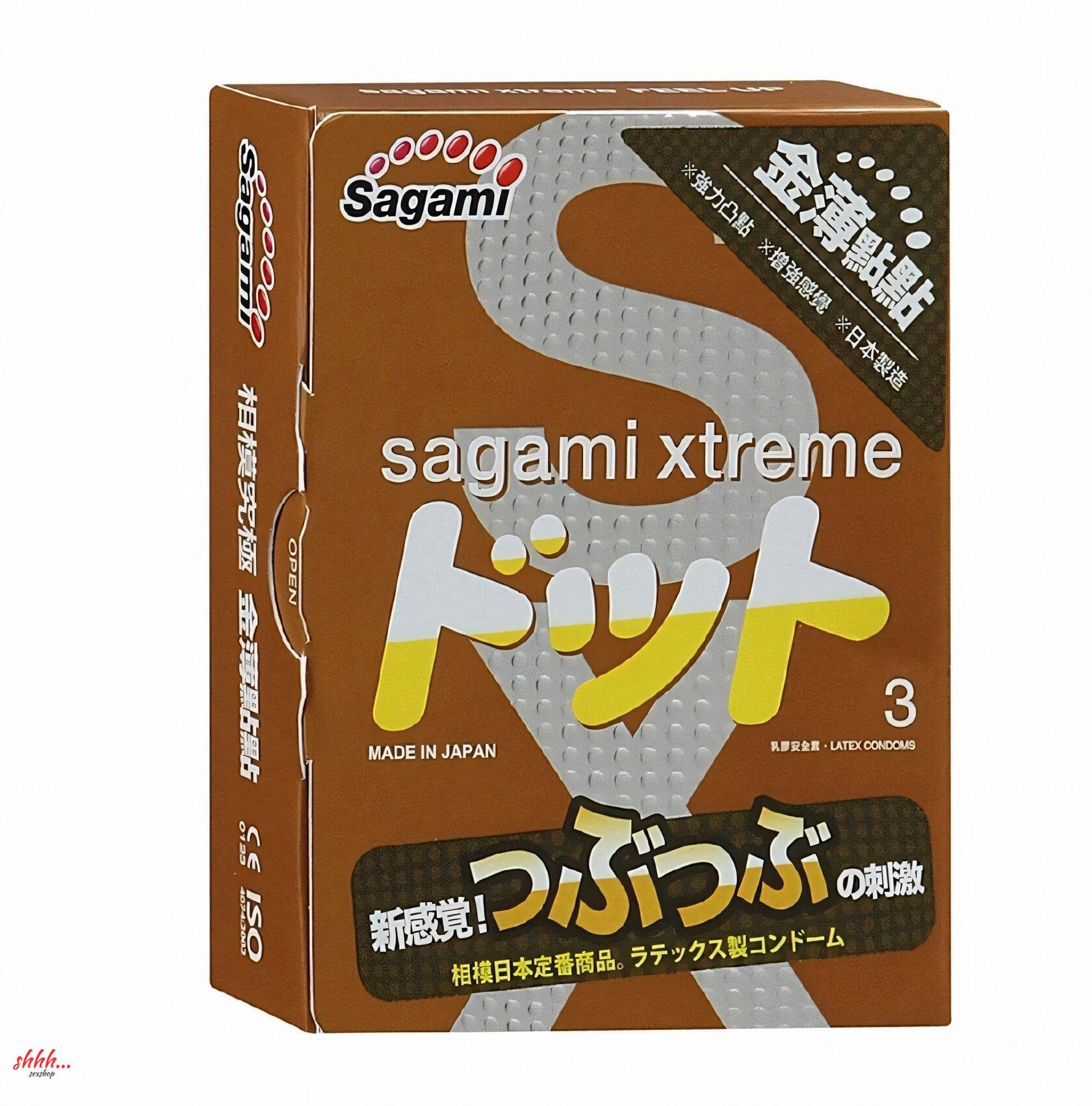 Презервативы Sagami Xtreme Feel Up 3 Шт. (усиливающие Ощущения)