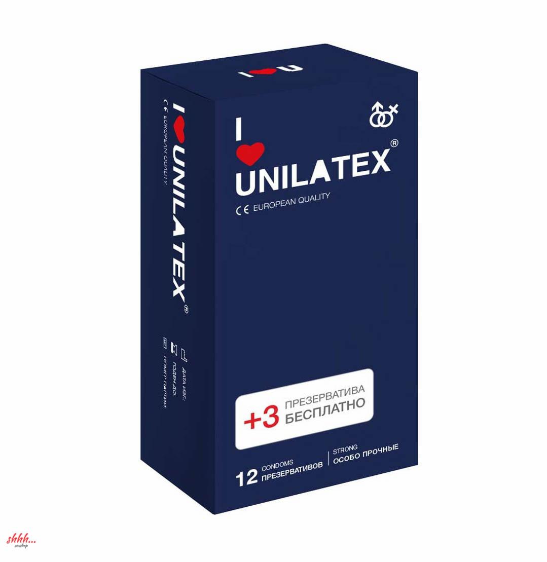 Презервативы Unilatex "EXTRA Strong" Особопрочные, 12 Шт.