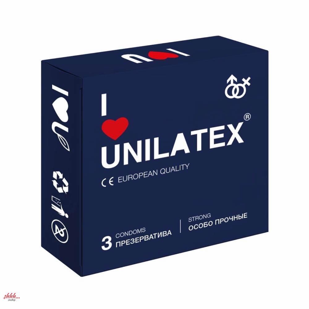 Презервативы Unilatex "EXTRA Strong" Особопрочные, 3 Шт.