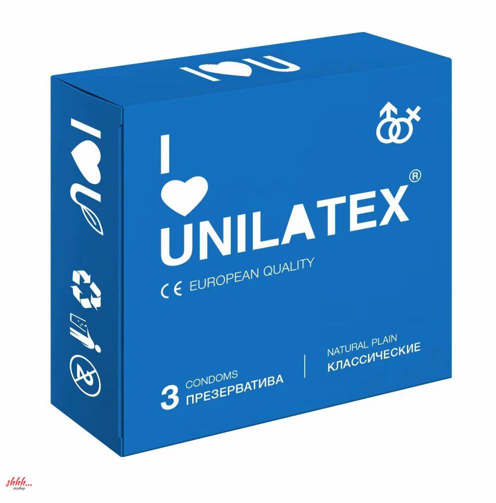 Презервативы Unilatex "NATURAL Plain" Классические, 12 Шт.+3