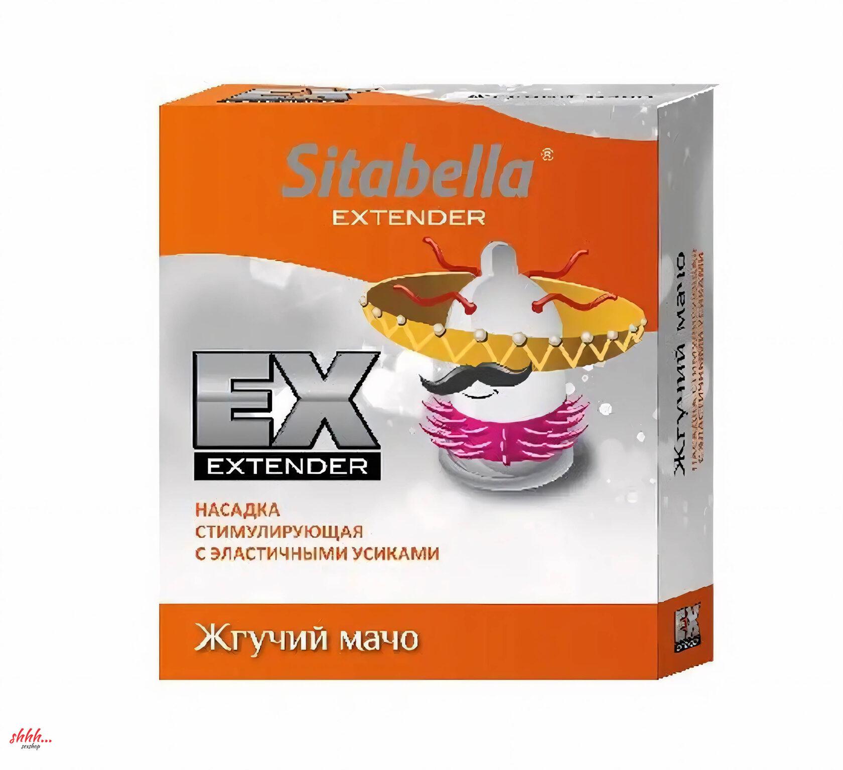 Насадка Стимулирующая Sitabella Extender Жгучий Мачо