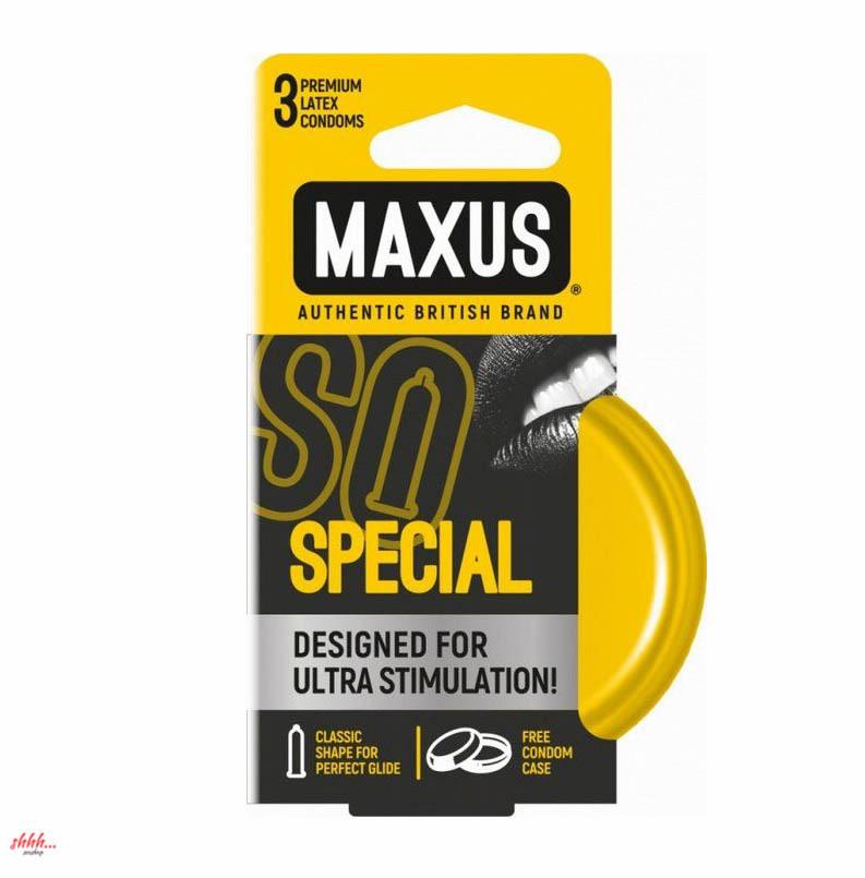 Презервативы "MAXUS" Special №3 (точечно-ребристые) В Металлическом Кейсе