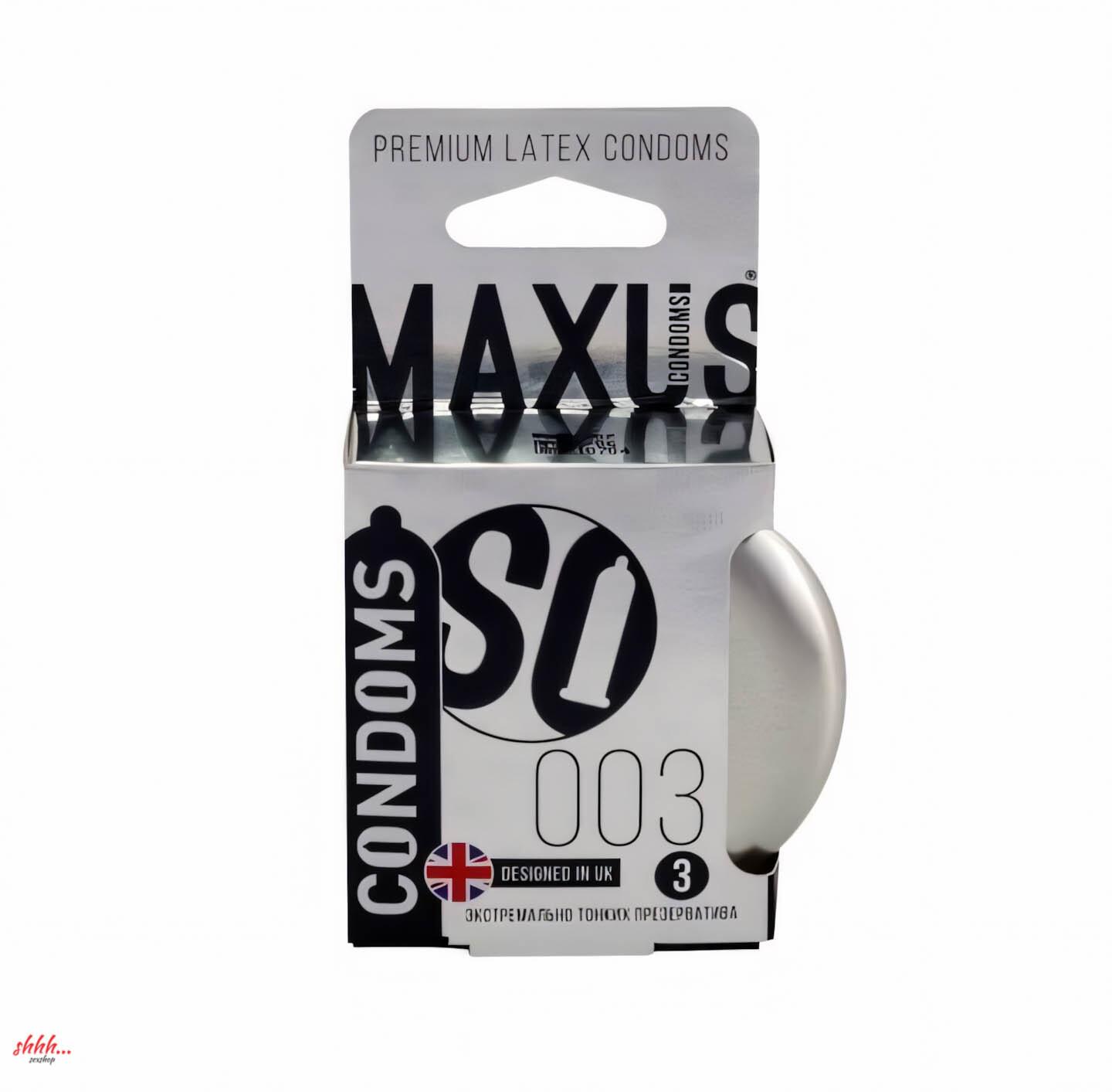 Презервативы Экстремально Тонкие Maxus 003 №3 (металлический Кейс Для Хранения)