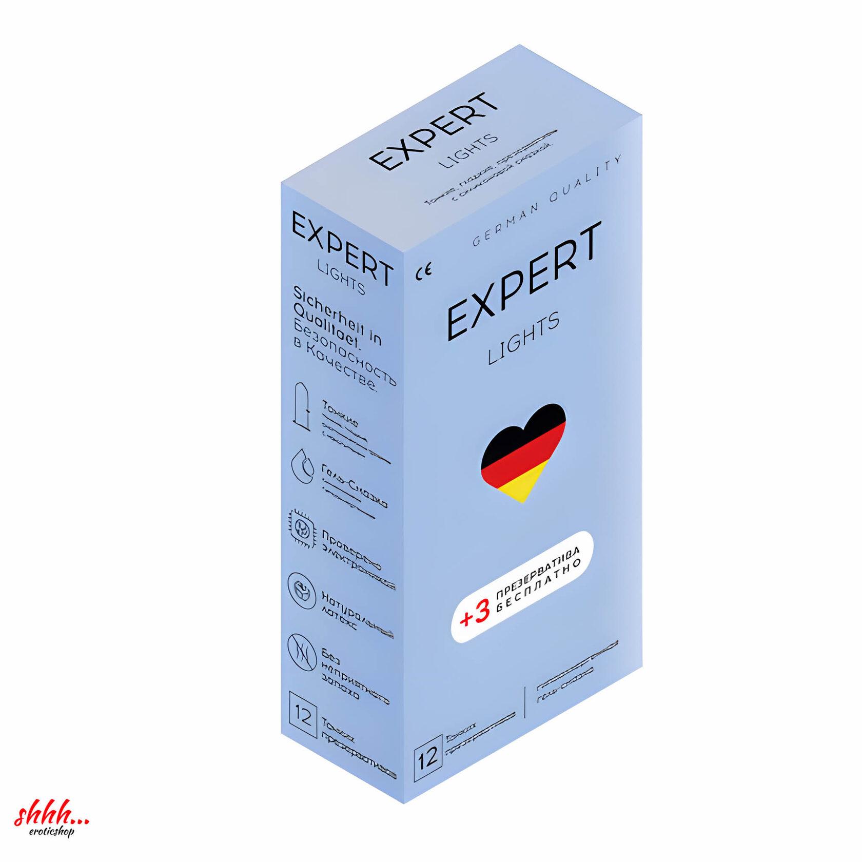 Презервативы EXPERT LIGHTS № 12+3 (ультратонкие), 12+3 шт.
