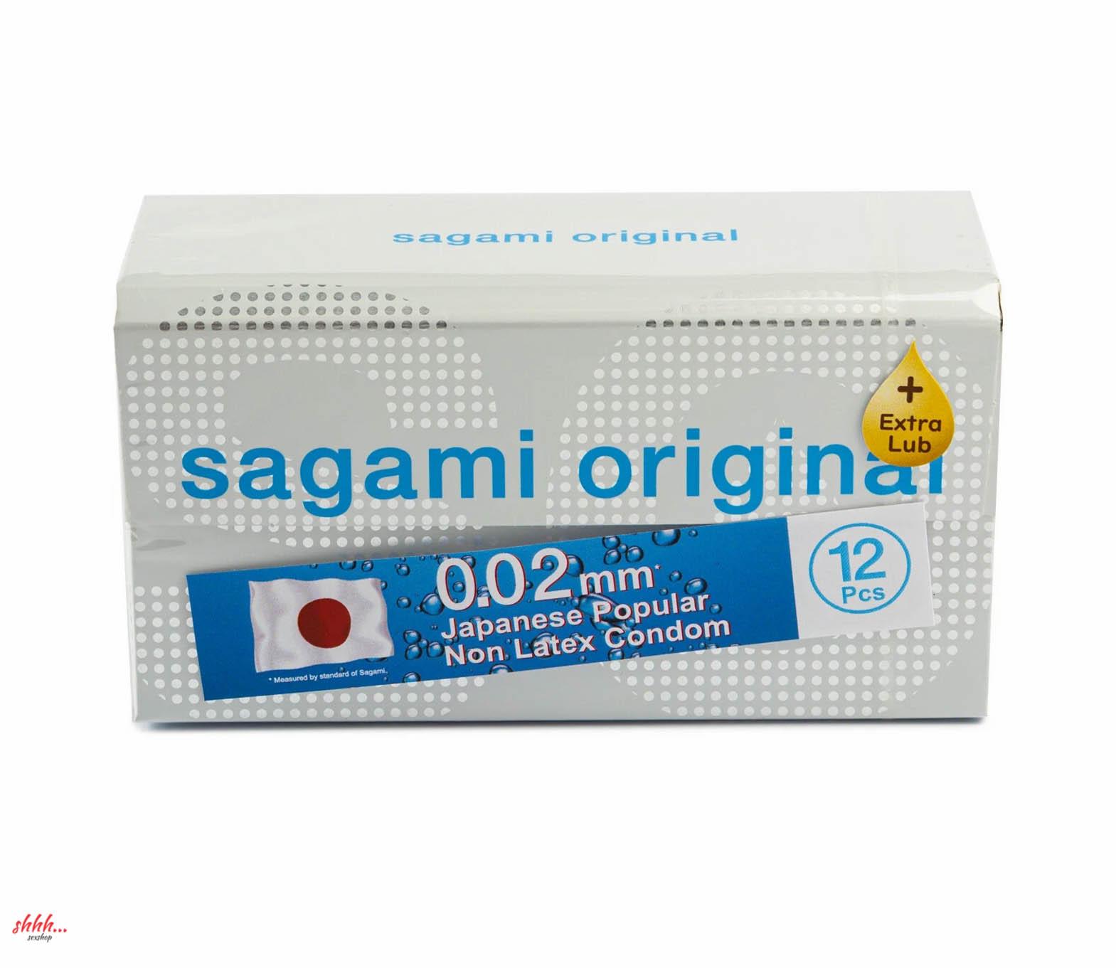 Презервативы Sagami Original 002 Extra Lub Полиуретановые 12 Шт.