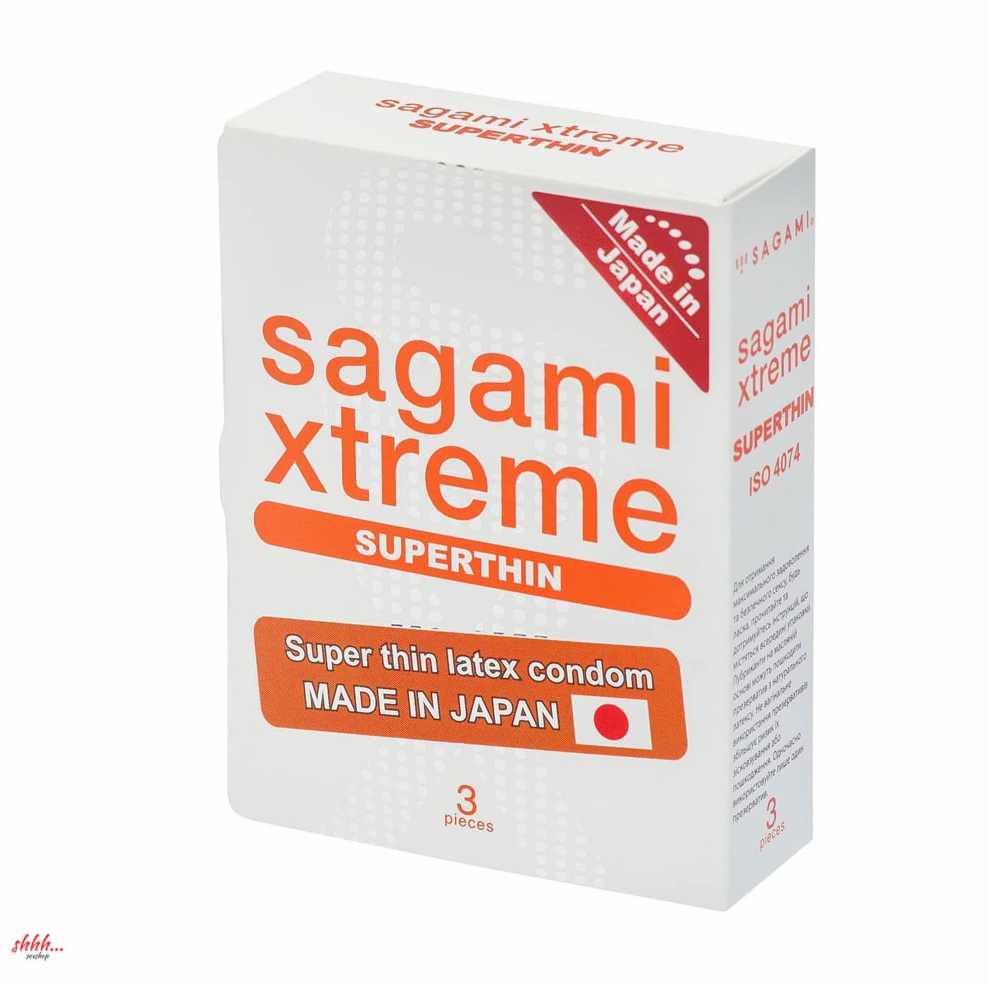 Презервативы Sagami Xtreme 0.04 Мм. Ультратонкие 3 Шт.