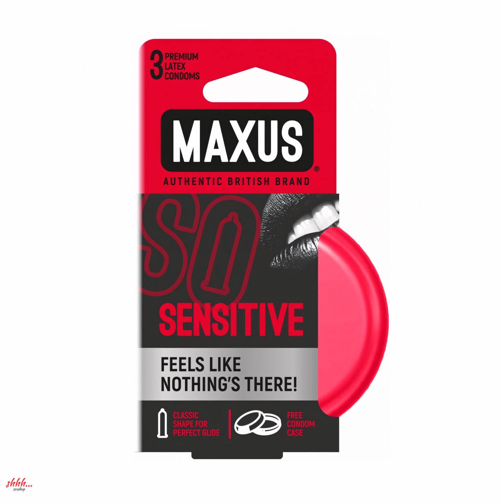 Презервативы "MAXUS" Sensitive №3 (ультратонкие) В Металлическом Кейсе