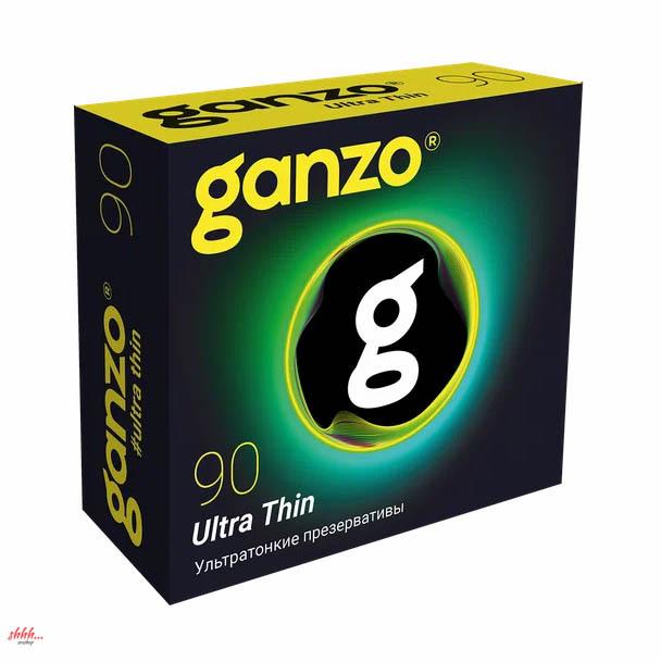 Презервативы Ультратонкие Ganzo Ultra Thin (Black Edition) 3 Шт.