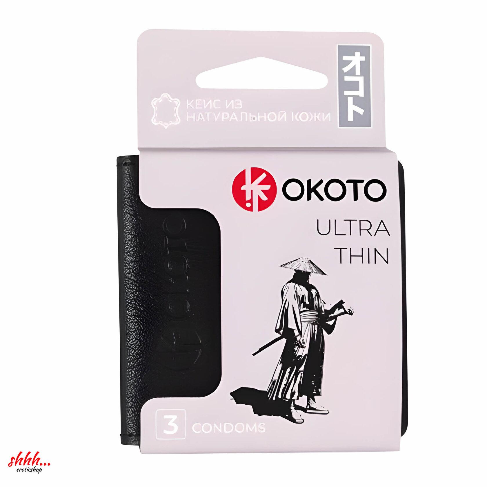 Презервативы в кейсе (OKOTO Ultra thin №3)