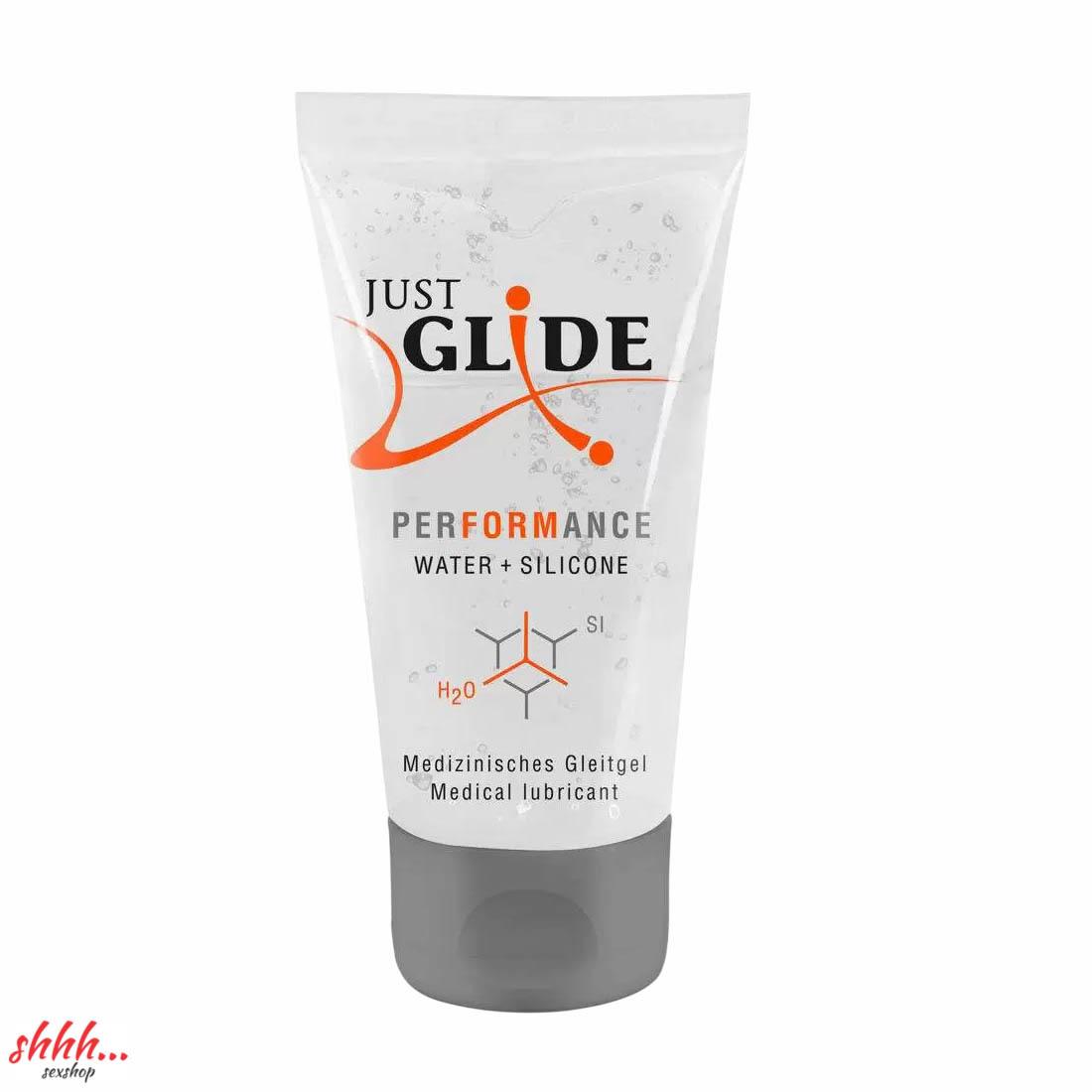 Водно-силиконовая смазка Just Glide Performance 50 мл.