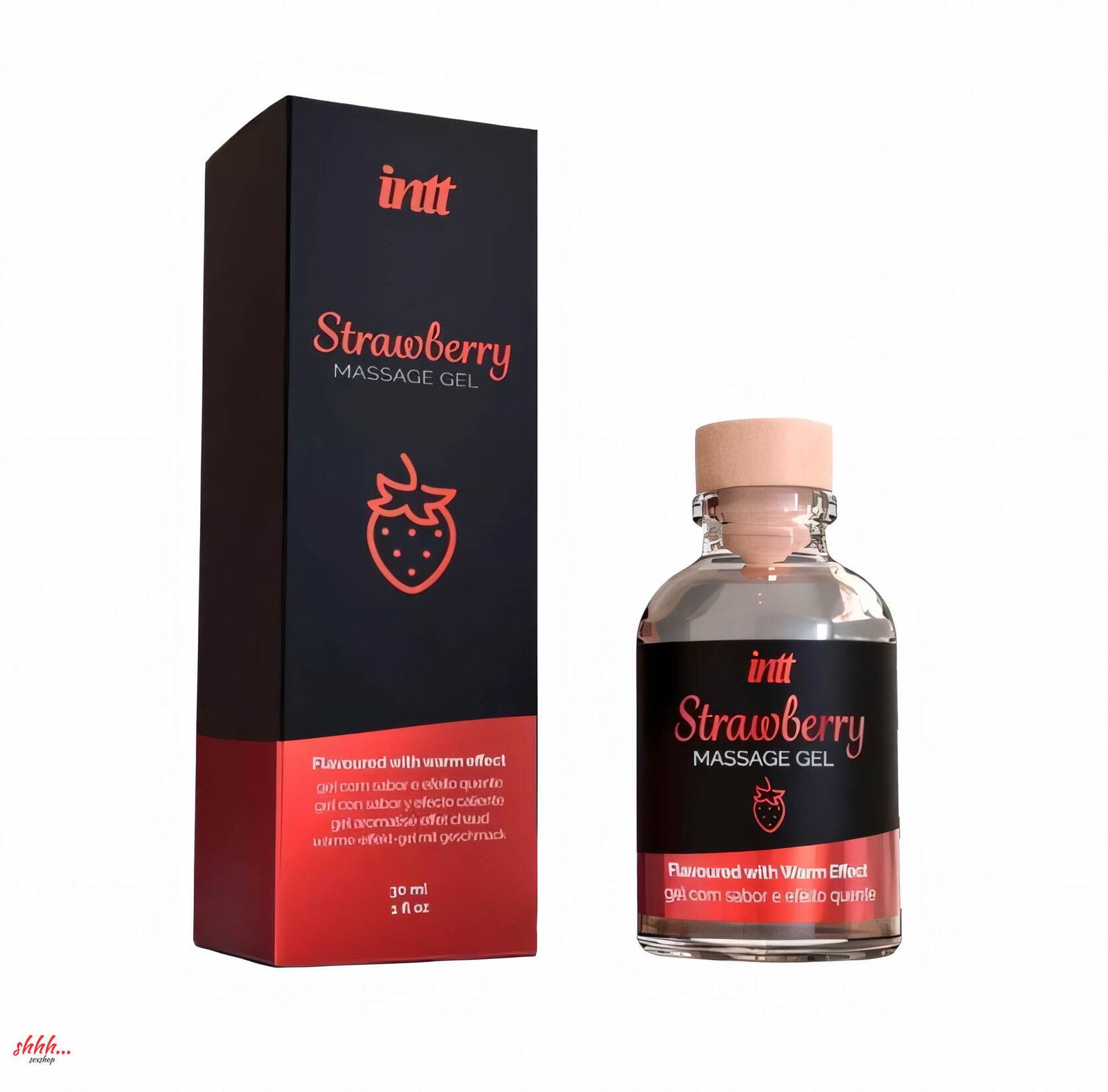 Массажный Гель С Эффектом Тепла, Strawberry 30 Мл.